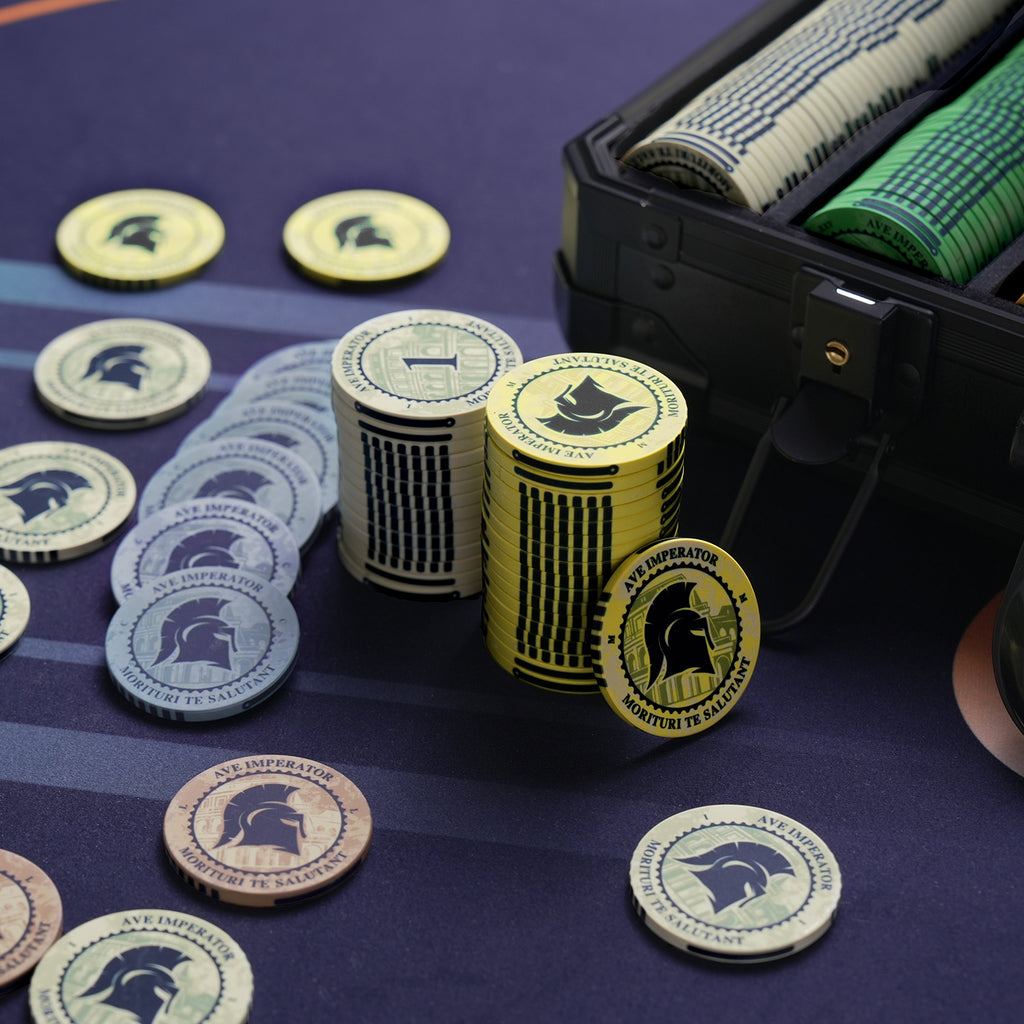 Colosseum Ceramic Poker Chip Set