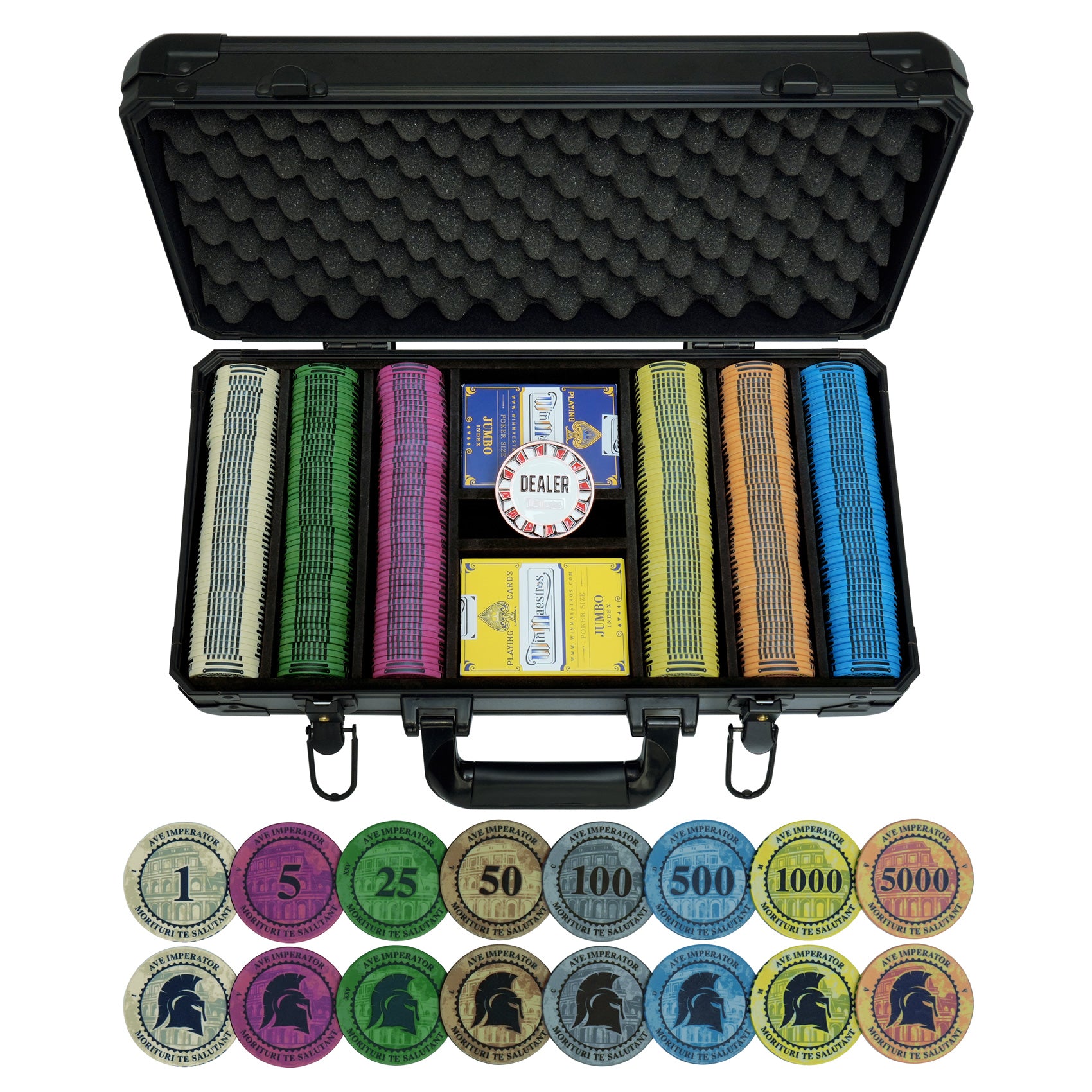 Colosseum Ceramic Poker Chip Set