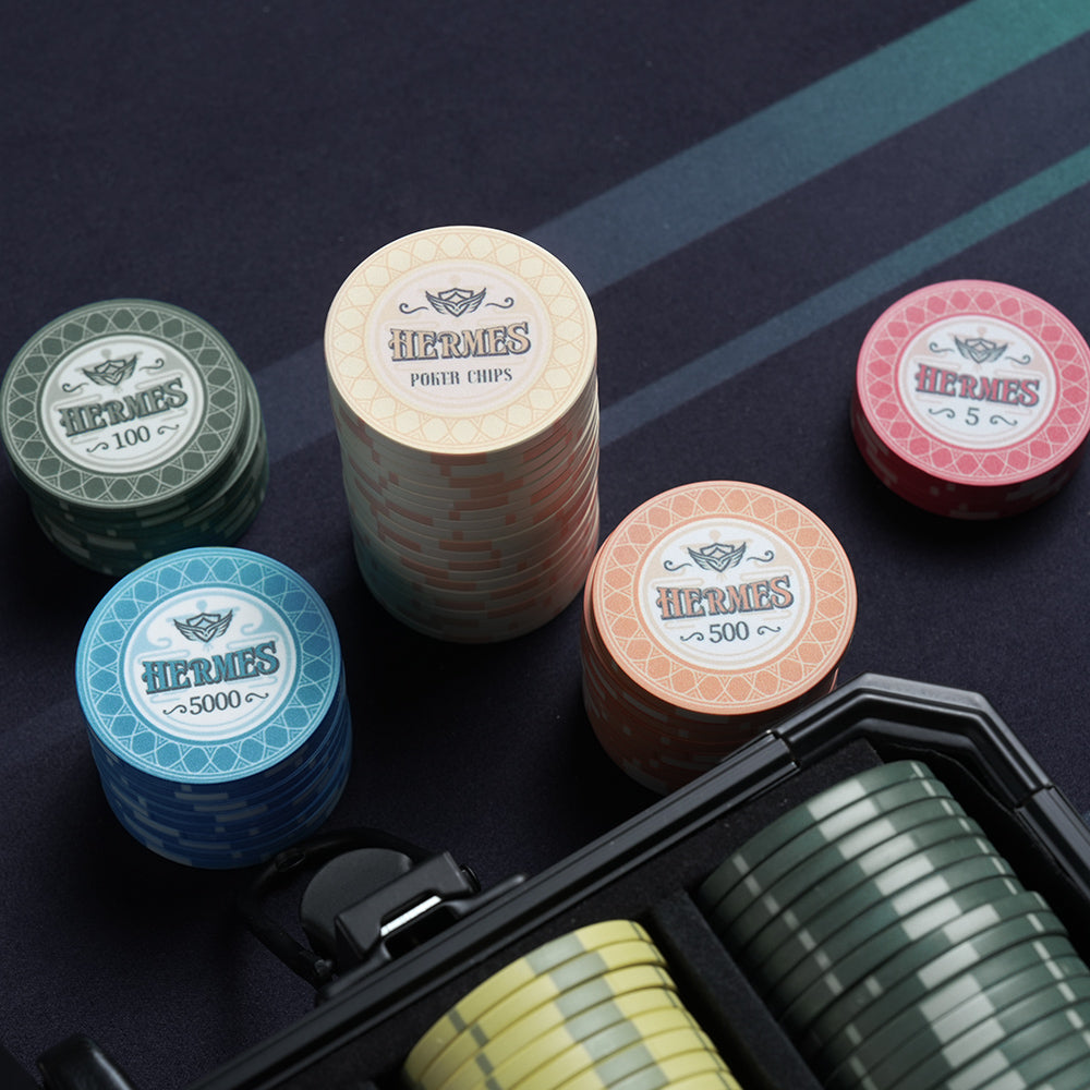 Hermes Ceramic Poker Chip Set