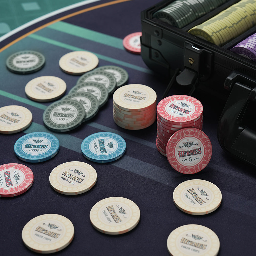 Hermes Ceramic Poker Chip Set