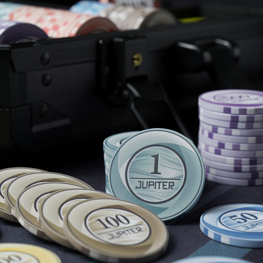 Jupiter Ceramic Poker Chip Set