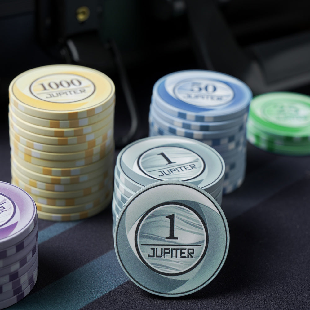 Jupiter Ceramic Poker Chip Set