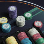 Leo Zodiac Ceramic Poker Chip Set