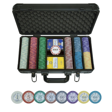 Leo Ceramic Poker Chip Set – winmaestros.us
