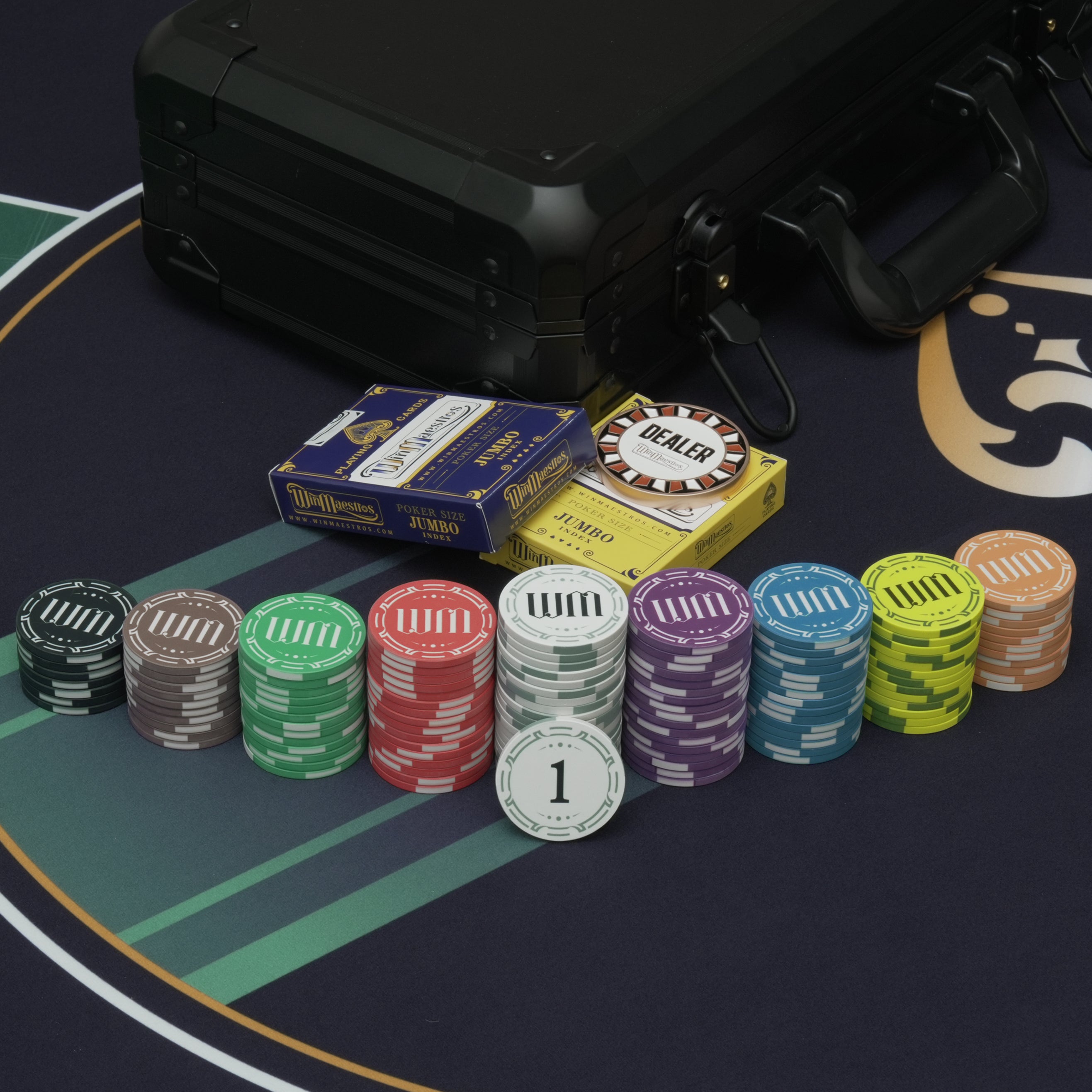 WinMaestros Ceramic Poker Chip Set